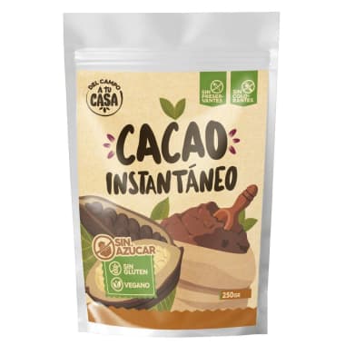 Cacao organico sin azucar 250gr