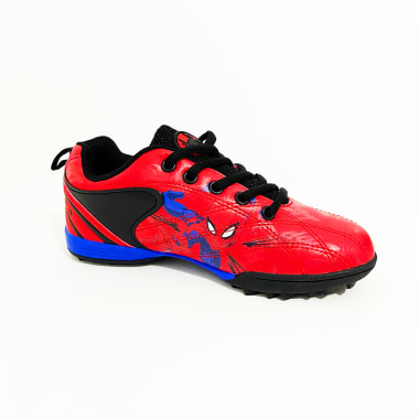 ZAPATILLA FÚTBOL NIÑO SPIDERMAN ROJO