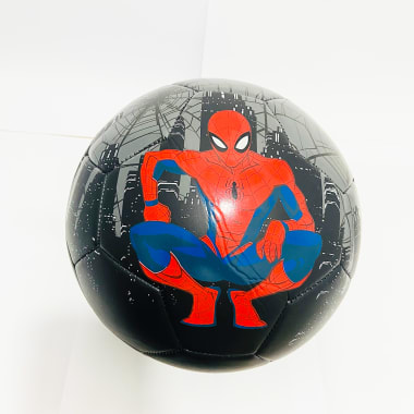 PELOTA FUTBOL SPIDERMAN CIUDAD NEGRO