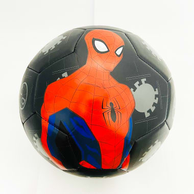 PELOTA FUTBOL SPIDERMAN NEGRO