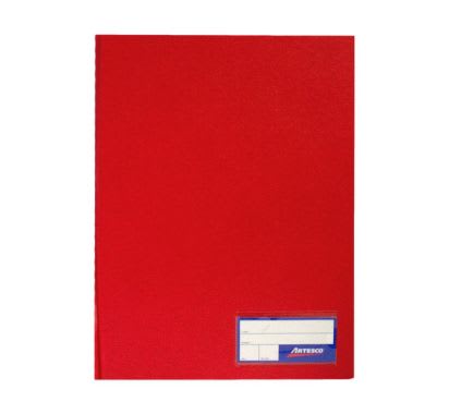 Folder Doble Tapa con Gusanillo Oficio Rojo