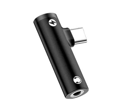 Adaptador USB-C a Audio Jack 3.5mm Negro US-SJ277