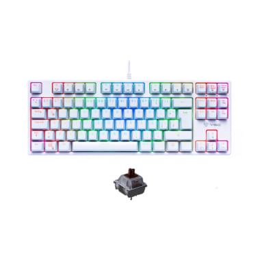 Teclado VSG Alnitak Tkl RGB White (Sw Brown)