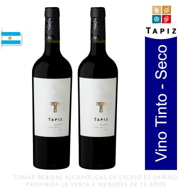 Pack 02 Vinos Tapiz Classic Malbec 2021