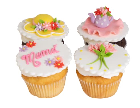 MADRE MINI CUPCAKES RAMO DE FLORES (Pedidos con 48 hrs. de anticipación)	