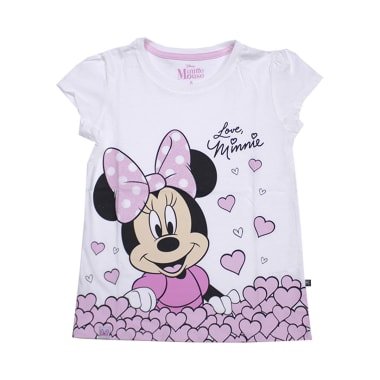 POLO NIÑA MINNIE MOUSE BLANCO