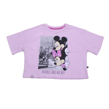 POLO  NIÑA MINNIE MOUSE ROSADO