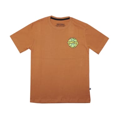 POLO MANGA CORTA NIÑO TORTUGAS NINJA NARANJA 