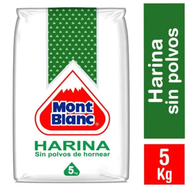 Harina Mont Blanc S/Polvo 5Kg