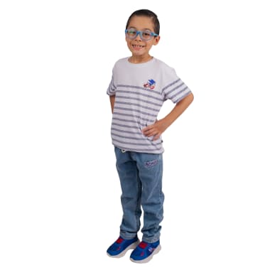 PANTALON DENIM NIÑO SONIC CELESTE