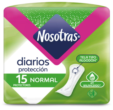 NOSOTRAS PROTEC. DIARIO NORMAL PQ 15UN