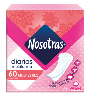 NOSOTRAS PROTEC. DIARIO MULTIESTILO CJ 60UN