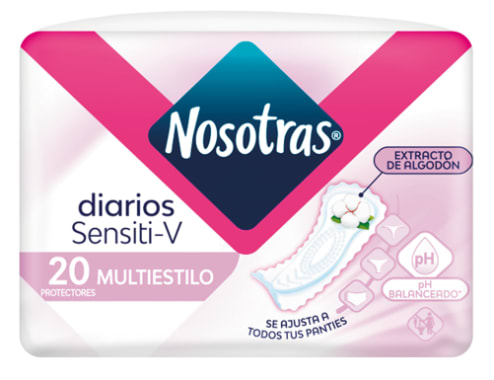 NOSOTRAS PROTEC. DIARIO SENSITIVE PQ 20UN