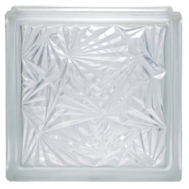 IMP BLOQUE VIDRIO ICE FLOWER 19X19X8CM (6U)