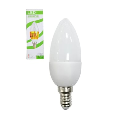 IMP FOCO VELA LED 3W E14 6500K PLAST BL