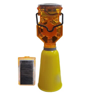 *OF IMP LUZ AMARILLA PEQ SOLAR P/CONO C/GANCHO