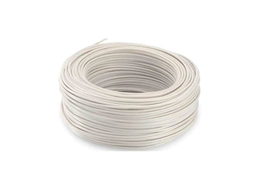 ELECTROCABLE SOLIDO #10 BLANCO THHN 600V 90C