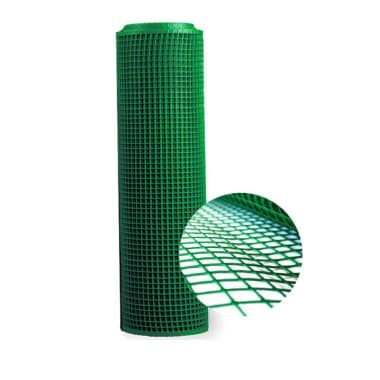 MALLA PLAST. VERDE 15mmx15mm 1.00mtX25mt (1U)