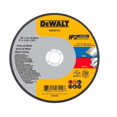 *OF DW DISCO HP2 C/METAL 7"x1/16"x7/8" DW84701