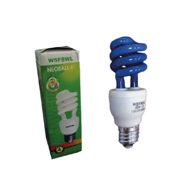 *LQ IMP FOCO LED 20W ESPIRAL real 10w AZUL E27