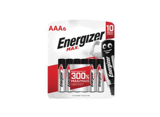 Pilas AAA x6  Energizer