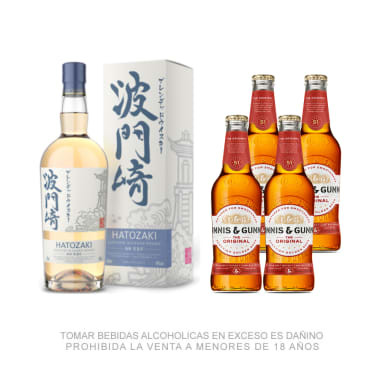 Pack Hatozaki Pure Malt 750ml + 04 Innis Original