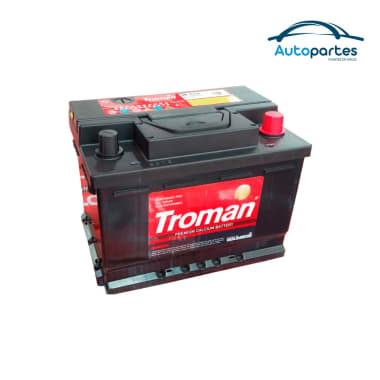 Batería TROMAN Borne Positivo Derecho 55 Amp