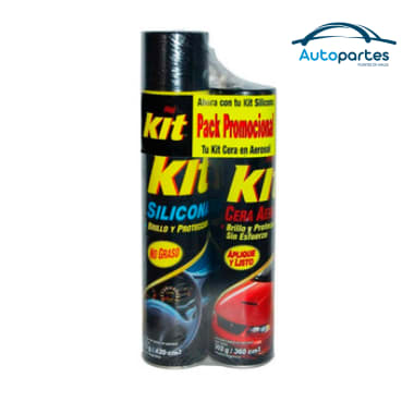 Kit Silicona +Cera Aerosol