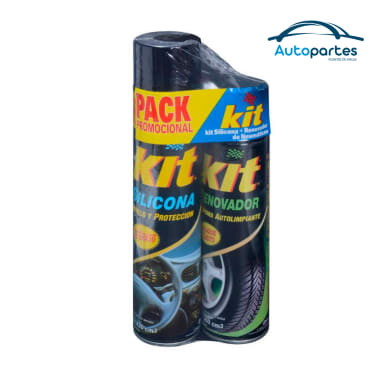 Kit Silicona + Renovador De Gomas Aerosol