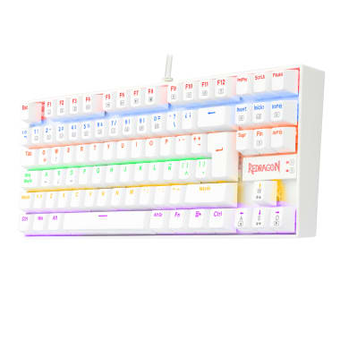 Teclado Redragon KUMARA Rainbow, Spanish K552W-KR-SP WHITE