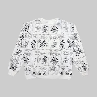 POLERA CUELLO REDONDO DAMA CLASICOS DE DISNEY MARFIL