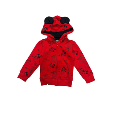 CASACA BABY MICKEY MOUSE NIÑA ROJO