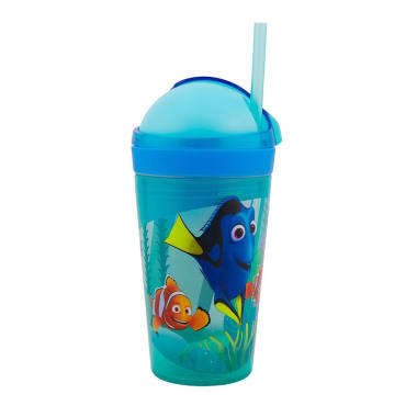 Vaso Botanero Con Popote Dory 295 Ml