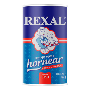 Polvo Para Hornear Rexal 100 gr