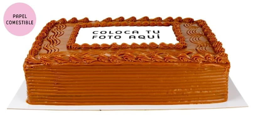 Fototorta Rectangular Happy (Disponible para pedidos realizados de Domingo a Viernes)