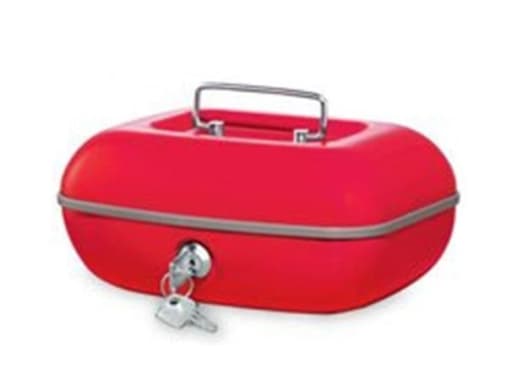 CAJA DE SEG. EAGLE ROJO C/LLAVE (8333S-N)
