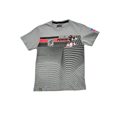 POLO MODA MC SONIC GRIS NIÑO