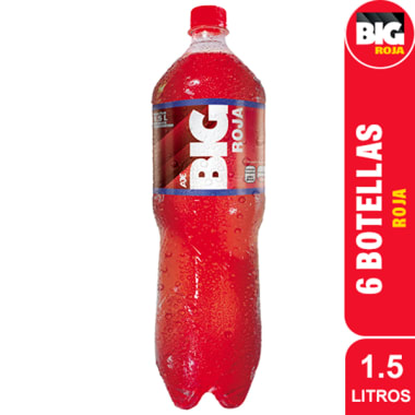  BIG ROJA PET NO RETORNABLE 1500 ML 6                   