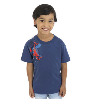 POLO BASICO MC SPIDER-MAN NIÑO ACERO