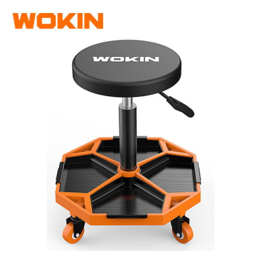 Asiento Redondo Ajustable para Mecanico Wokin
