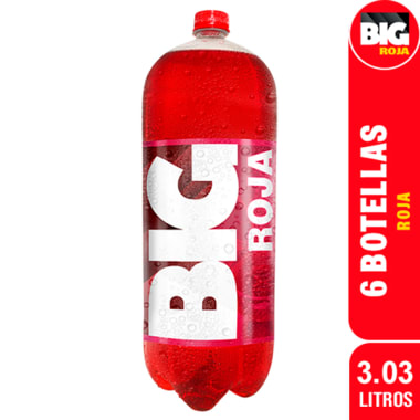 BIG ROJA PET NO RETORNABLE 3030 ML 6