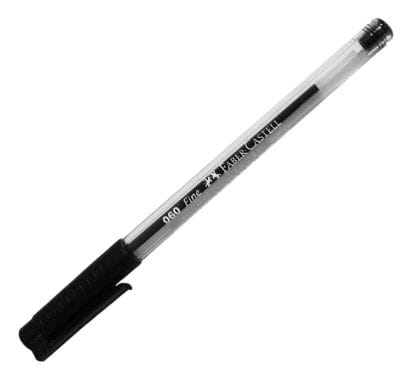 BOLIGRAFO F.C 060 P/FINA NEGRO