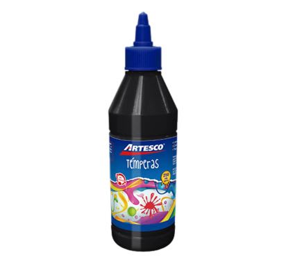 TEMPERA ART KIDS FRASCO 250 CC NEGRO