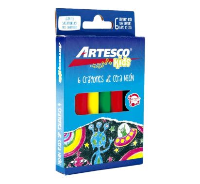 CRAYONES  AR X 6 JUMBO NEON