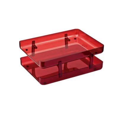 BANDEJA  2 PISOS PLASTICA TOPACIO
