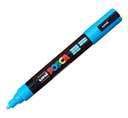 PLUMON POSCA PC-5M CELESTE