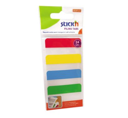 BANDERITA 21608 FILING TABS 4COL 24HJ PAD