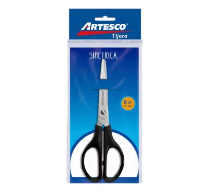 TIJERA OFICINA 6.5" SIMETRICA NEGRO