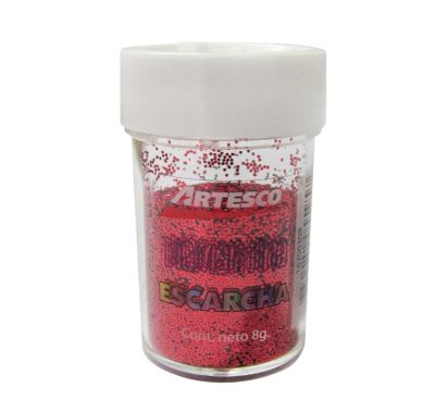 DIAMANTINA METALICA 8GR ROJO