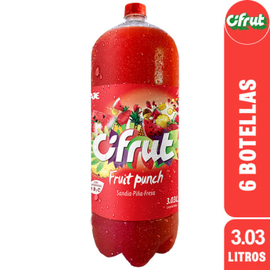 CIFRUT SANDIA - PIÑA - FRESA PET NO RETORNABLE 3030 ML